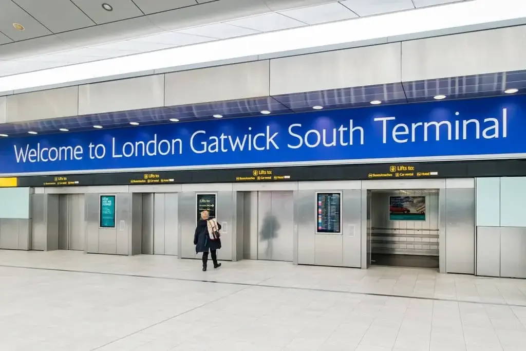 Gatwick Airport, one of the busiest international airports in the UK