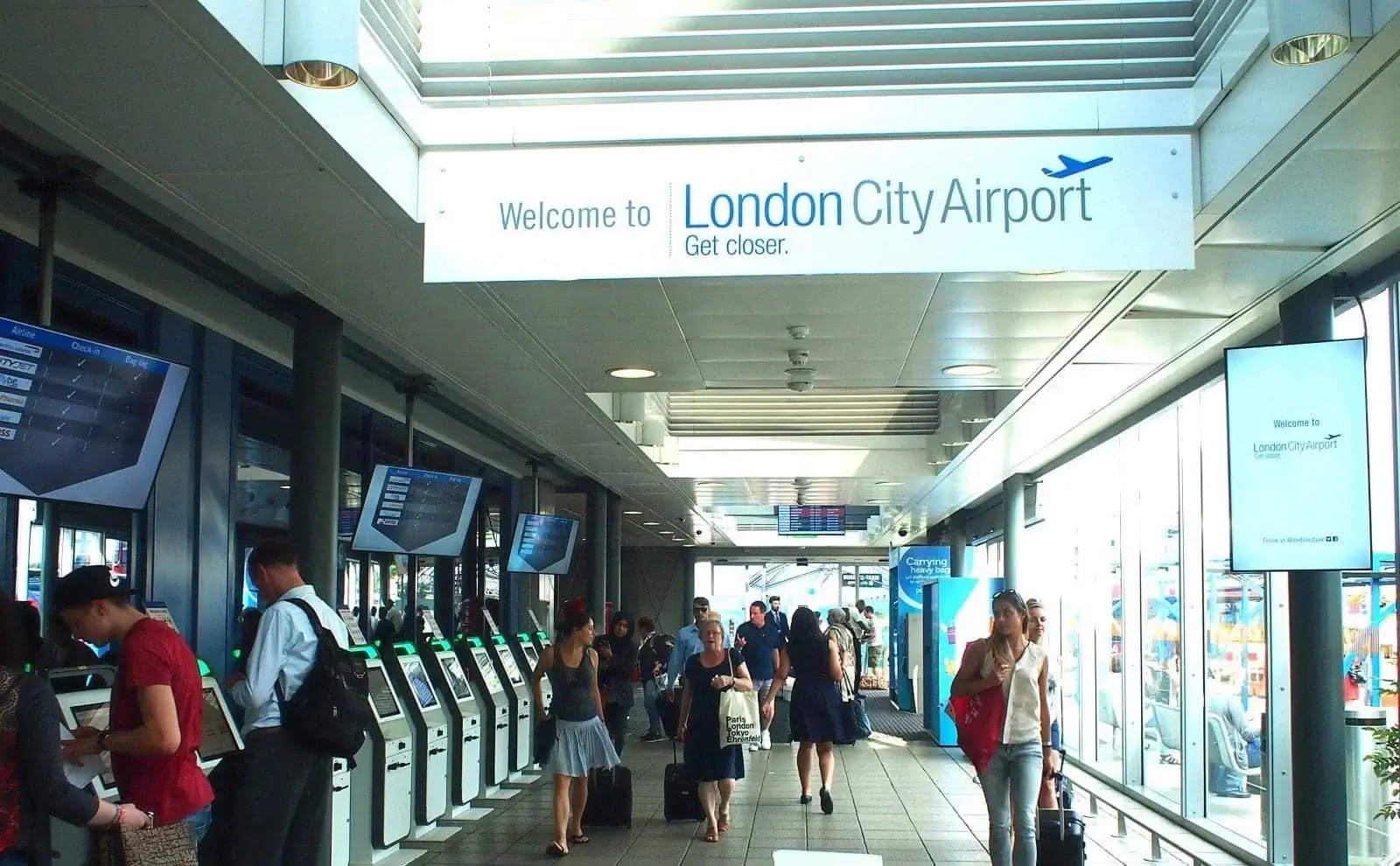 London Airport, the primary international gateway to the UK